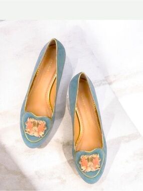 Charlotte Glamour Olympia Sign Cosmic Suede Birthday Gemini Ballet Flat …